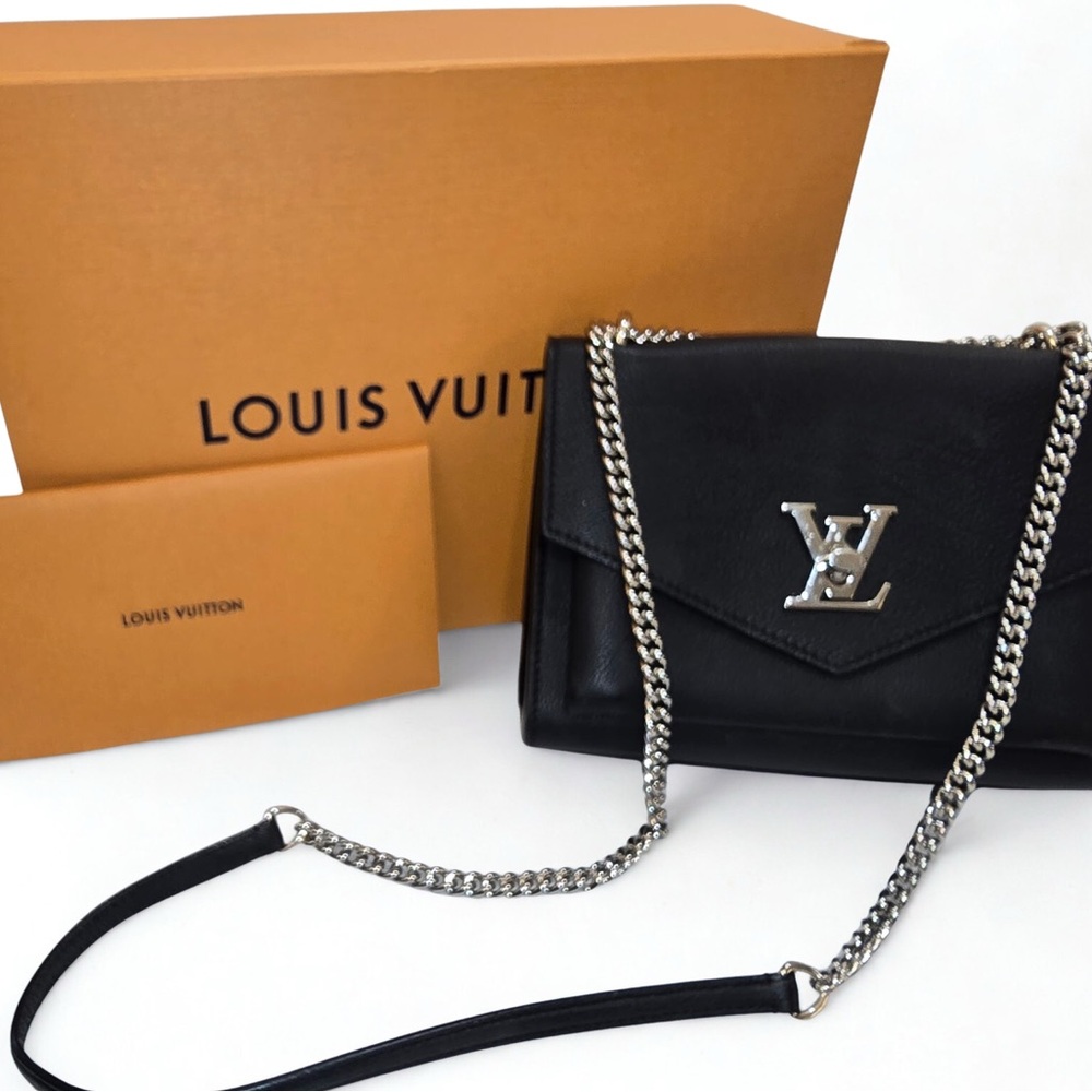 Louis Vuitton Black MyLockMe Chain Bag